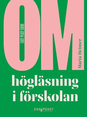cover image of Om högläsning i förskolan
